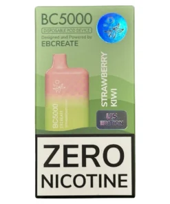 Elf Bar Vape Zero Nicotine - BC5000 - Strawberry Kiwi -