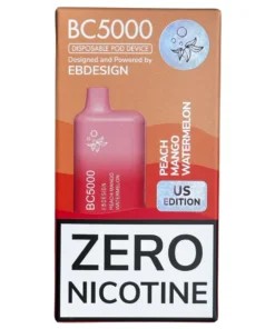 Elf Bar Vape Zero Nicotine - BC5000 - Peach Mango Watermelon