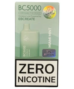 Elf Bar Vape Zero Nicotine - BC5000 - Miami Mint